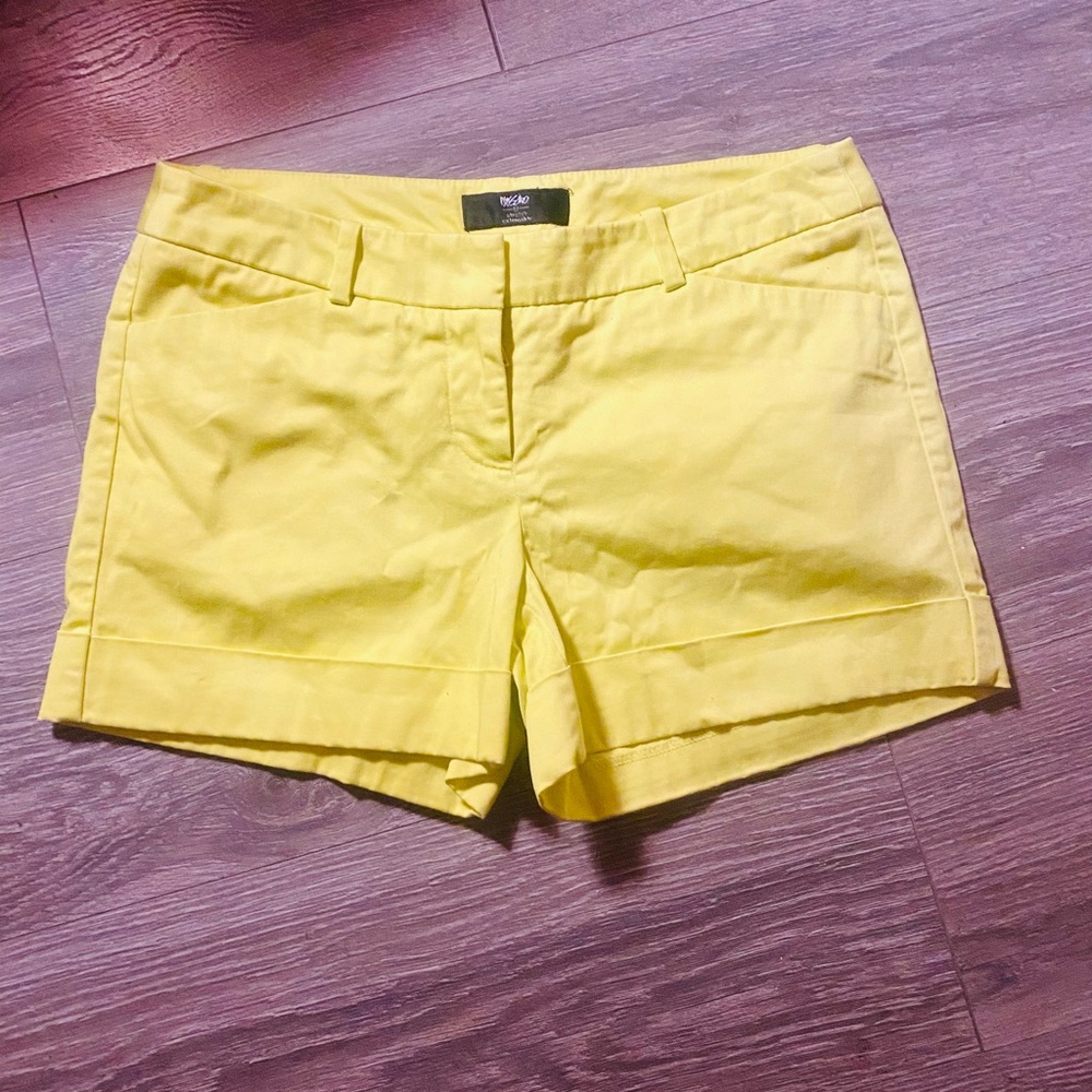 Fluorescent Yellow Massimo Dress Shorts